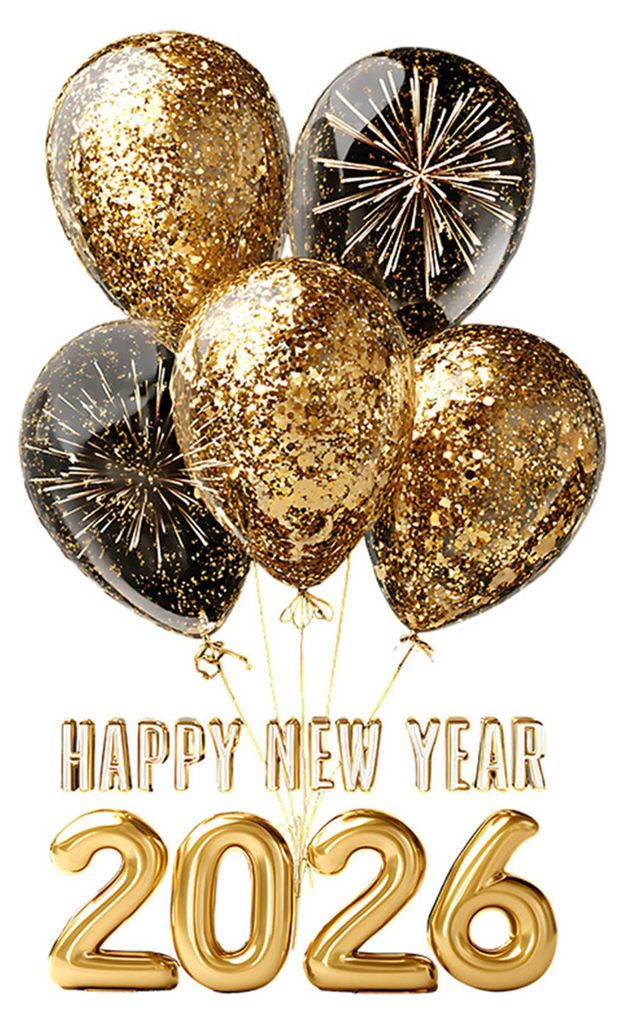 1/2 Blatt Fensteraufkleber Neujahr 2026, abnehmbar, wasserfest, statisch haftend, Glasaufkleber, Dekoration für ein frohes neues Jahr, Feiertage u...