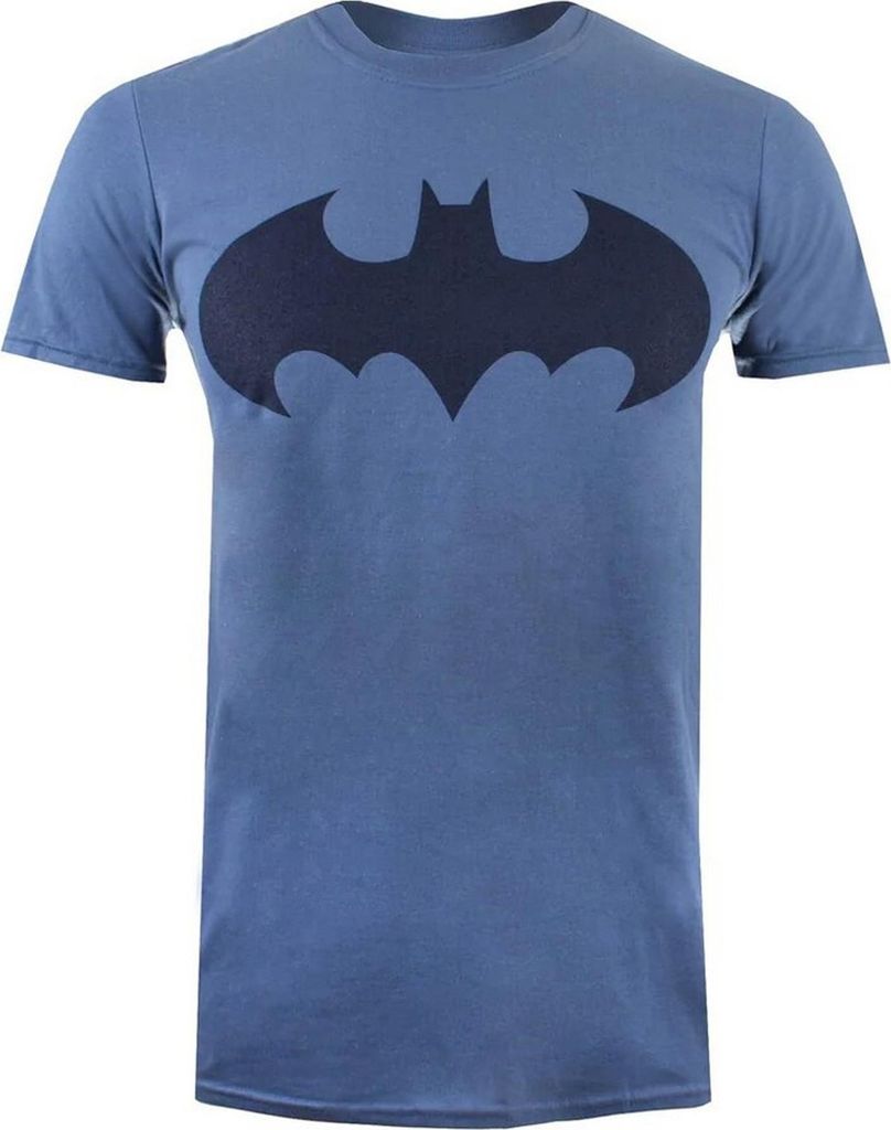 Batman - "Mono" T-Shirt für Herren TV475 (S) (Indigoblau)