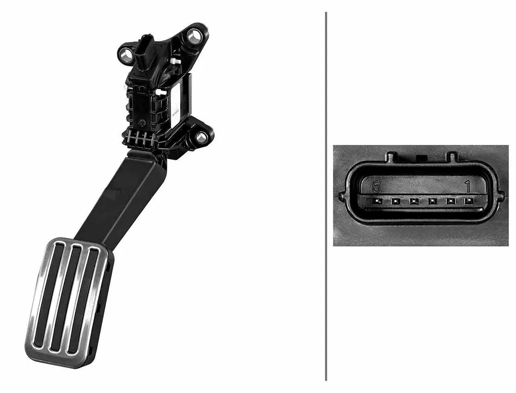Capteur de Position Pédale Accélérateur pour Honda - Pièce 6 Broches