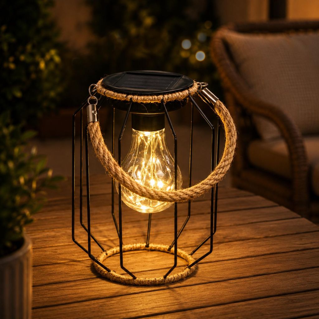 LUMILED Solarlampe für Außen Hängend & Stehend Solar Produktbild 