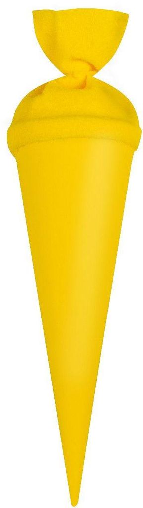 Goldbuch Bastelschultüte mit Filzverschluss gelb 35 cm Produktbild 