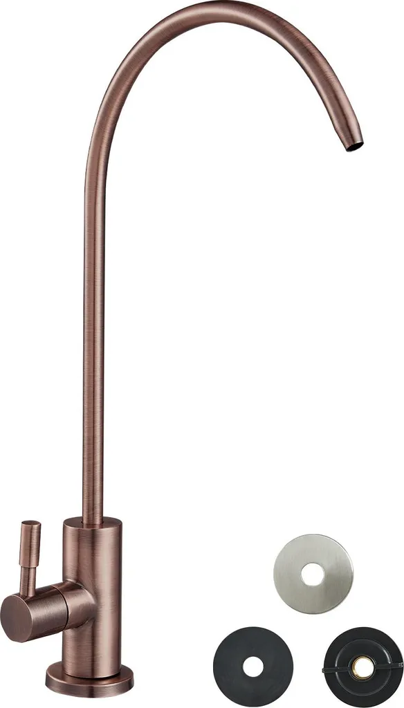 SucceBuy Rubinetto Cucina Bronzo Antico Acciaio Inox Senza Piombo