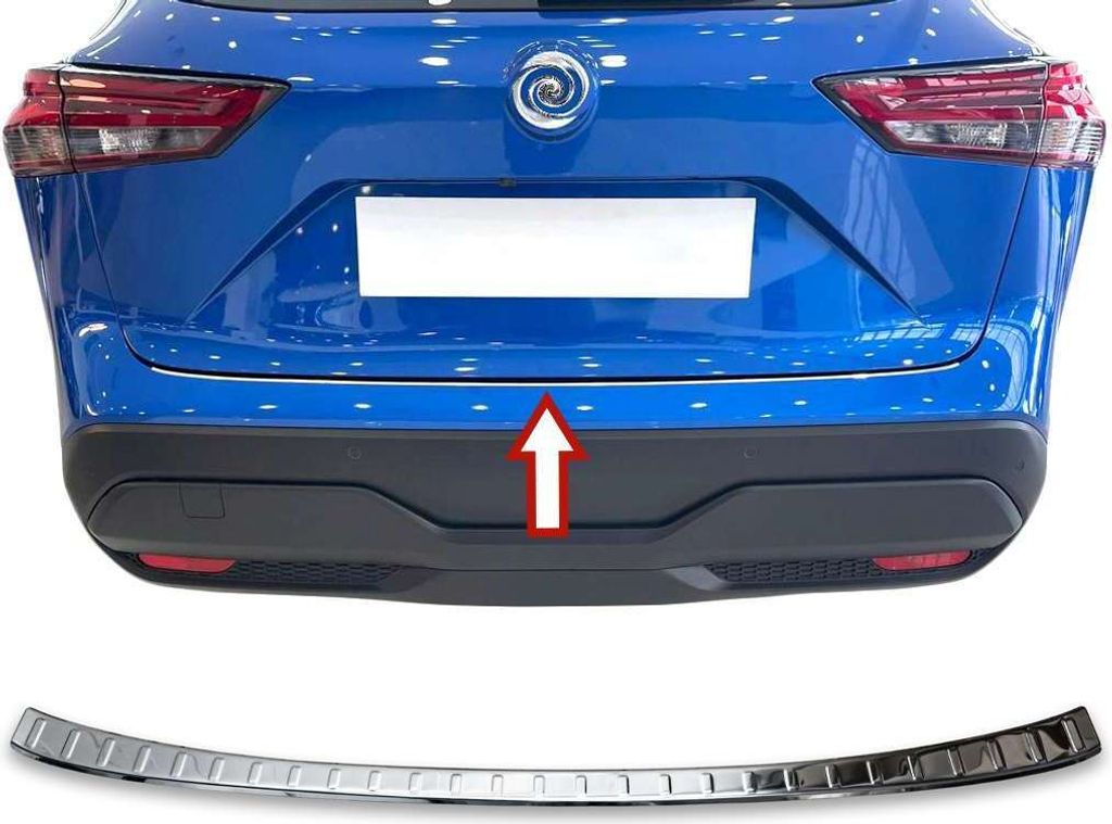 Chromowana osłona zderzaka ze stali nierdzewnej do Nissan Zdjęcie produktu 
