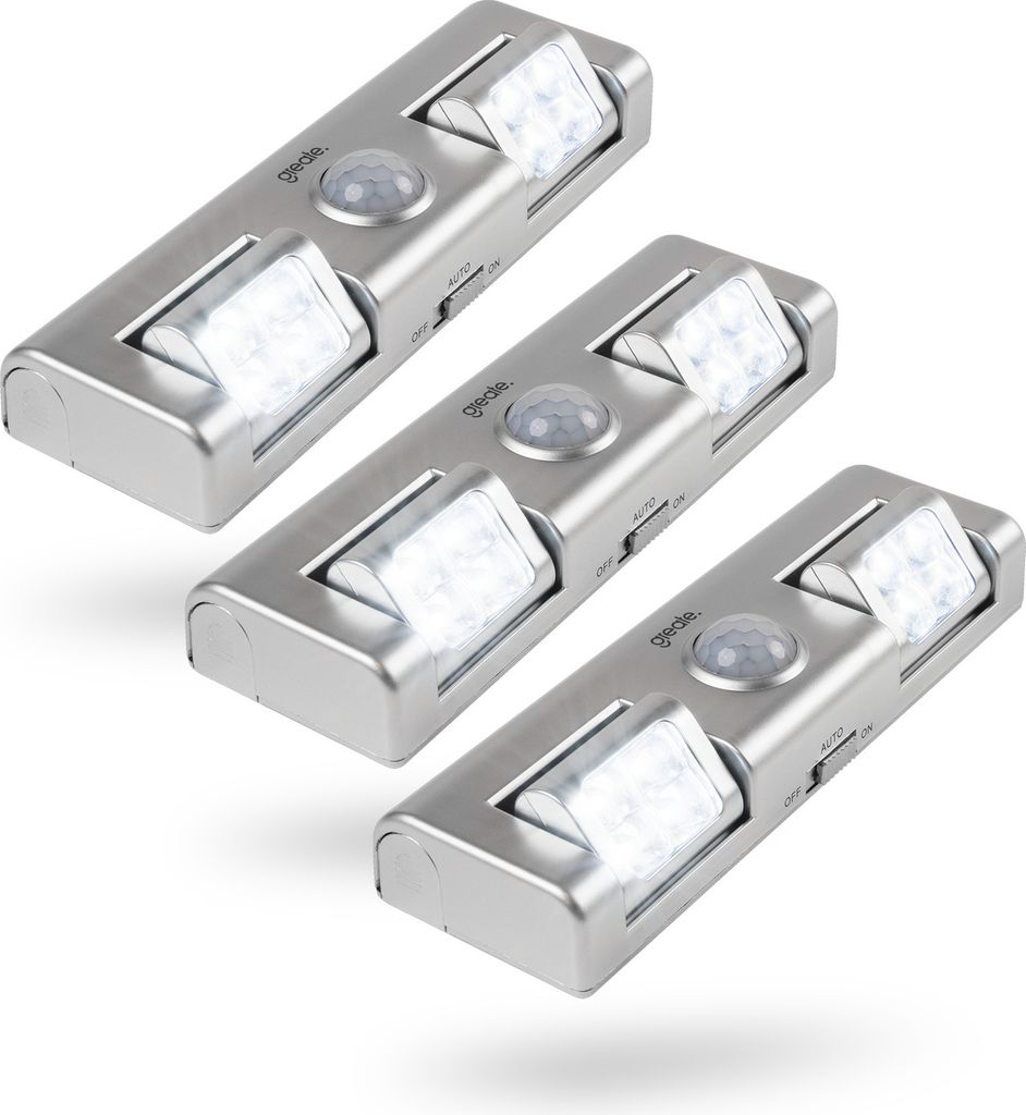 greate 3x LED Lichtleiste mit Bewegungsmelder Produktbild 