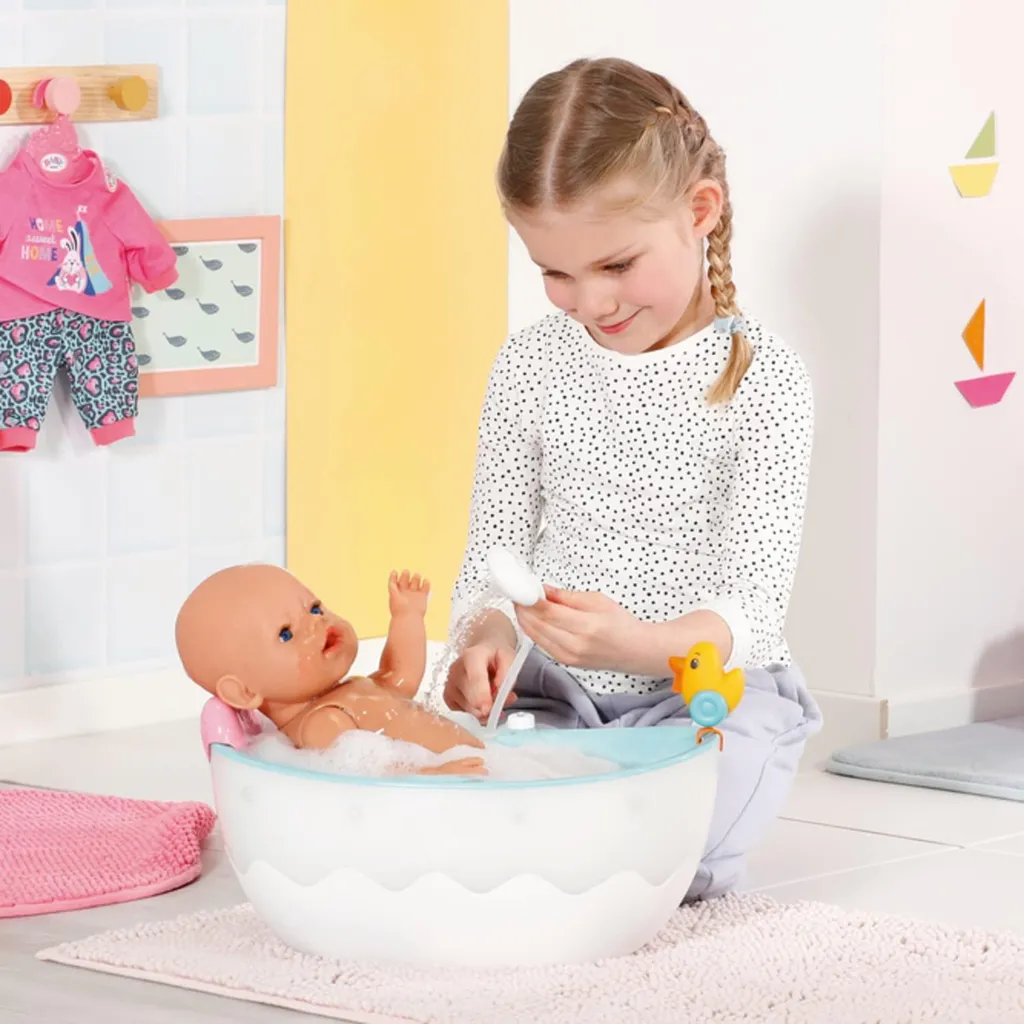 Accessoire de Bain BABY born pour Apprendre à Laver son Petit Poupon
