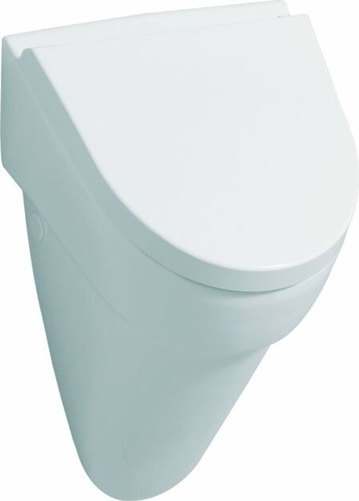 Geberit Urinal-Deckel FLOW Scharniere: Edelstahl, mit Absenkautomatik weiß