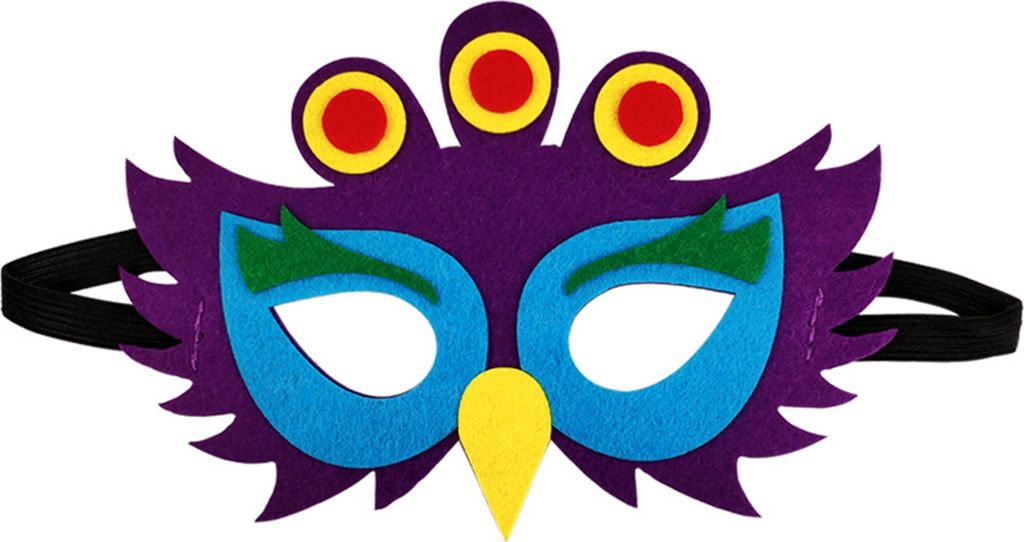 Gesichtsabdeckung exquisite Form lebendige Farbe Nicht gewebter Stoff Cartoon Zootopia Movie Themed Cosplay Masque Party Supplies-T