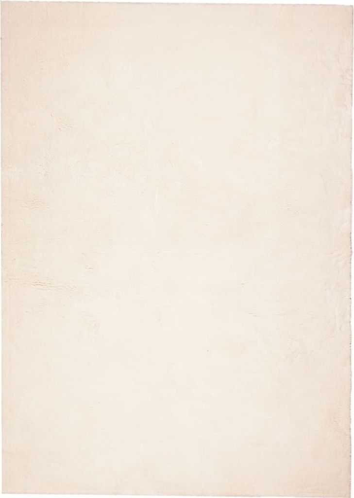 Teppich HUARTE Kurzflor Weich und Waschbar Beige 200x280 cm