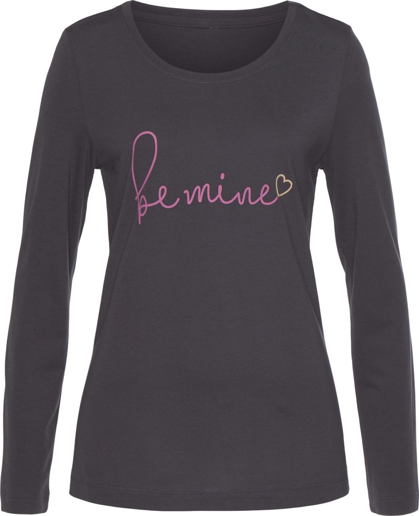 Vivance Dreams Pyjama 2 -teilig anthrazit, anthrazit- gemustert Größe 32/34