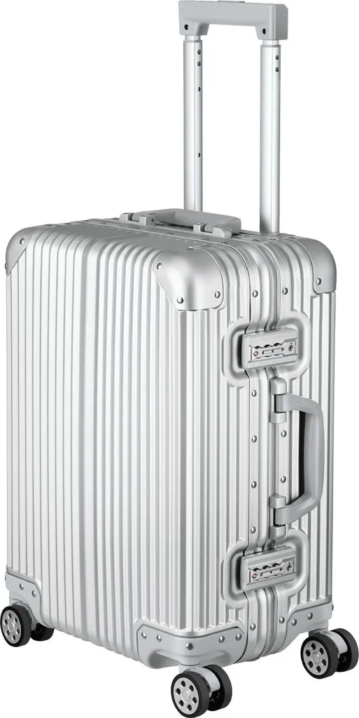 Bagage à main rigide en alu Airway Argent : format cabine homologué