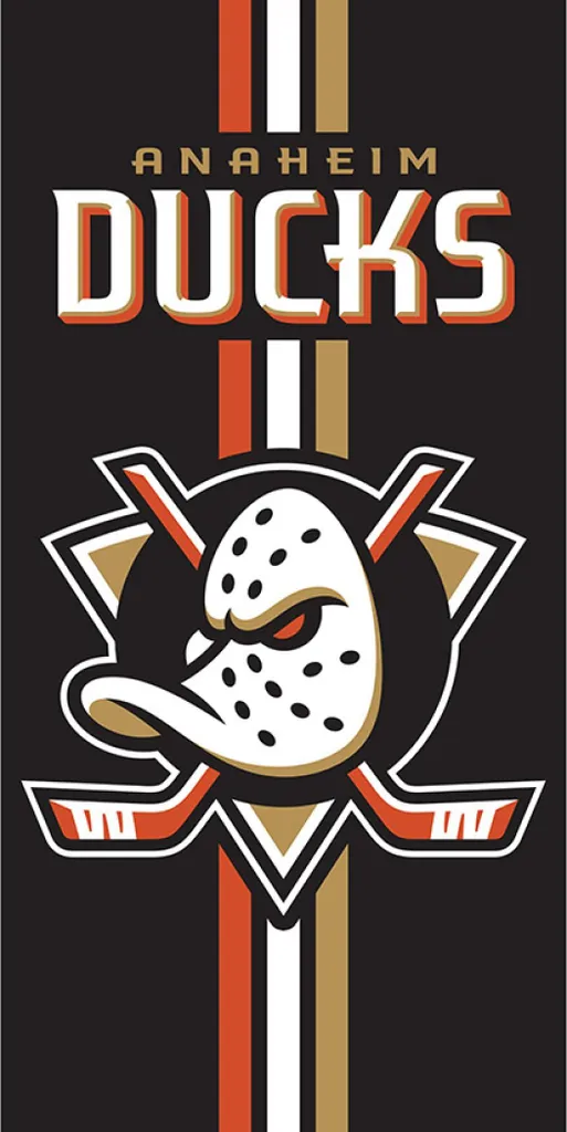 Offerta Asciugamano Spugna NHL Anaheim Ducks 70x140 Prestige