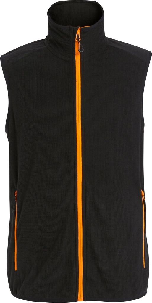 Regatta Professional - Weste für Herren RG9725 (L) (Schwarz/Orangenpop)