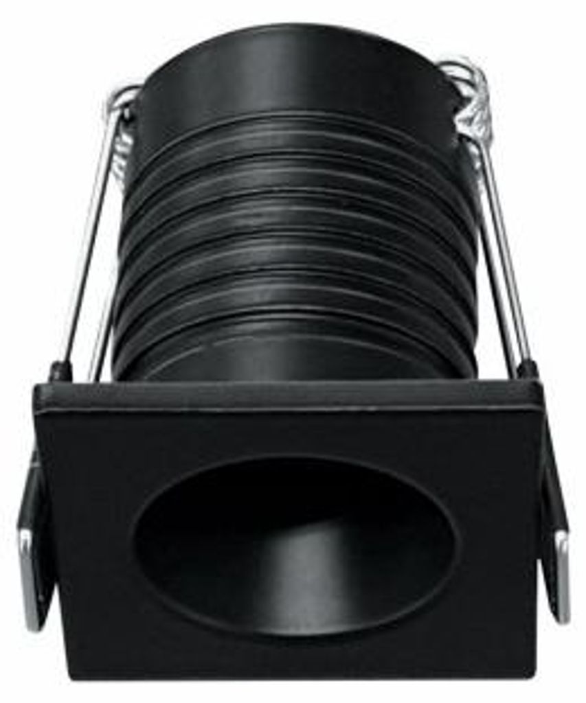 Nano Pulsar Sq Einbaustrahler - 3,5 W, 30° Abstrahlwinkel, matt schwarz, kleiner Lichtpunkt (35 mm), 4000 K - Beneito & Faure