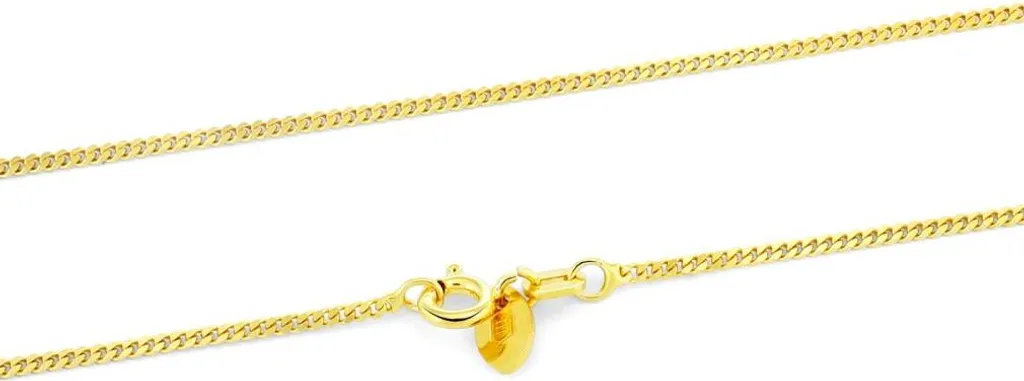 Bijou collier doré pour soirée ou quotidien en argent sterling de 42 cm