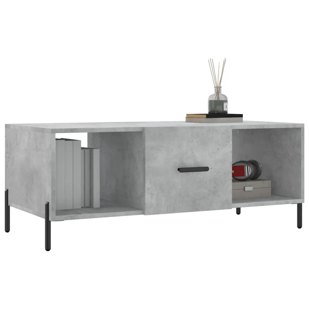 Tavolino Salotto 102x50 Grigio Cemento Maison Exclusive - Miglior Prezzo - 3