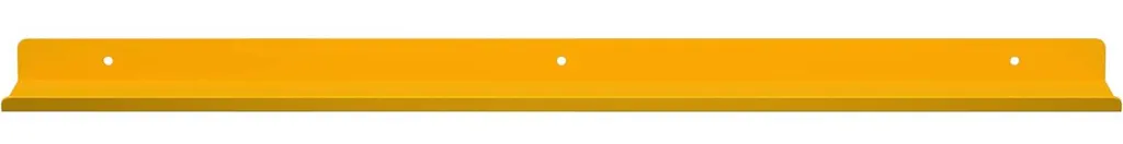 vidaXL Mensole Sospese Giallo Senape - Set da 4 Pezzi 60cm - 5