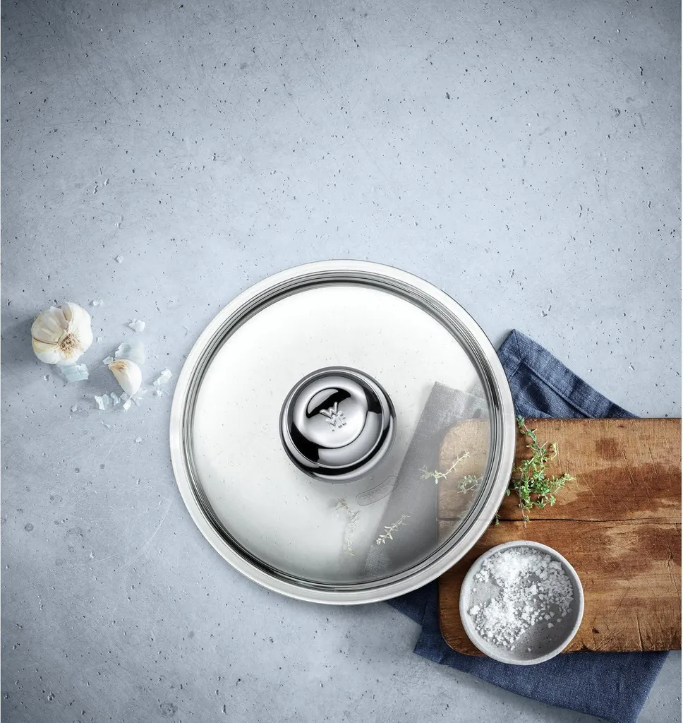 Couvercle en verre trempé 20 cm pour casseroles et poêles universel