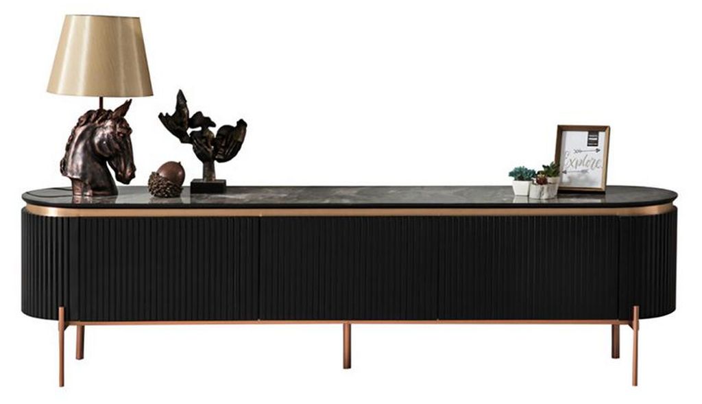 Modern RTV Sideboard Lowboard Couchtisch Fernsehtisch Tisch Möbel 2tlg