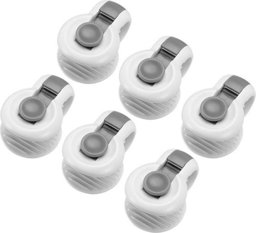 6PCS Bettbezug Klammern keine Pins Tröster Befestigungen Produktbild 