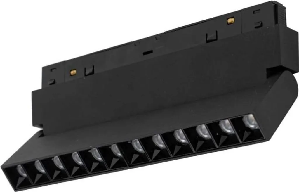 Spot Magnétique LED 12W 3000K Noir Italux NORMAN à Haute Performance