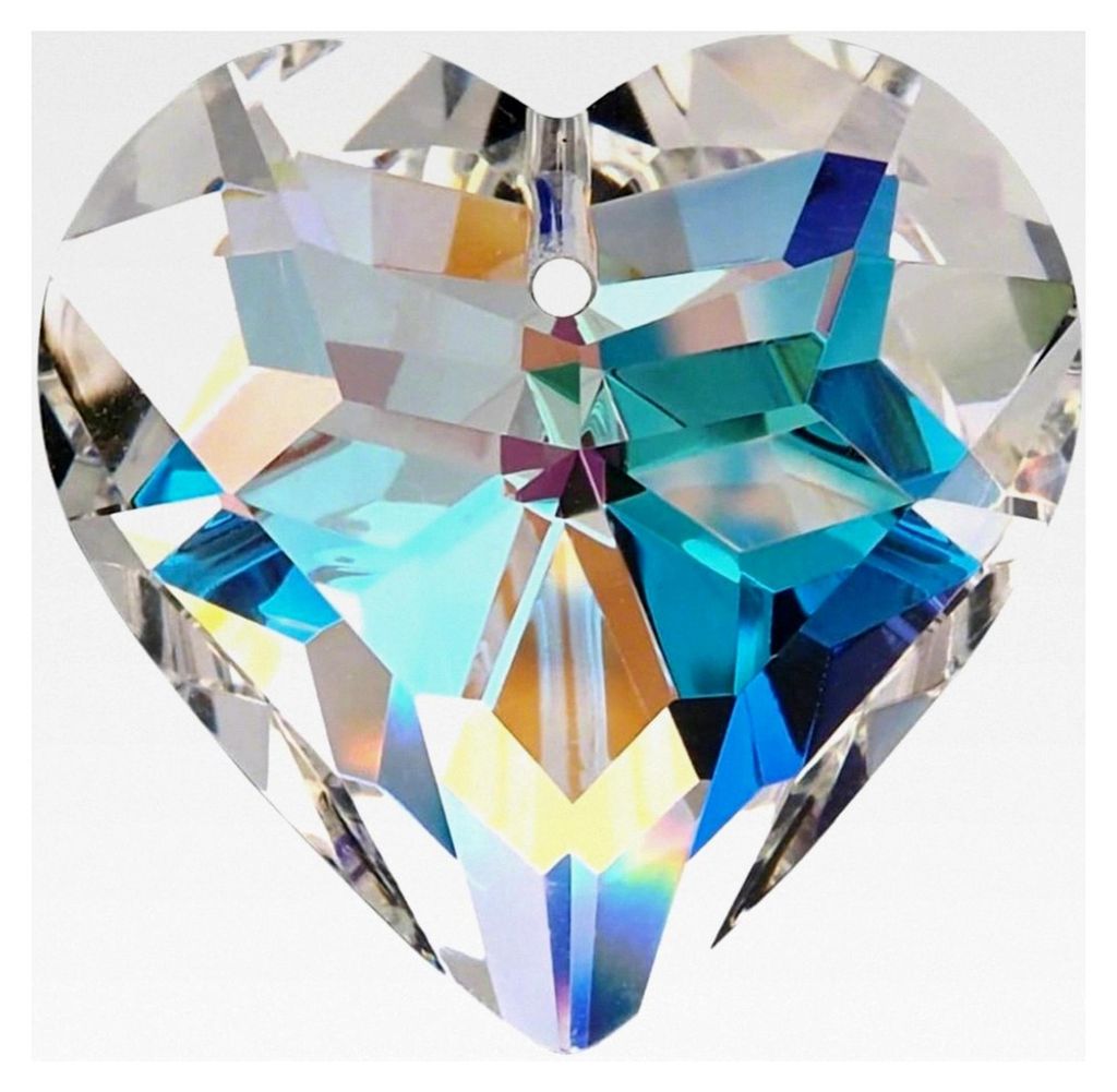 Kristall Herz 30mm Crystal AB Fengshui Suncatcher