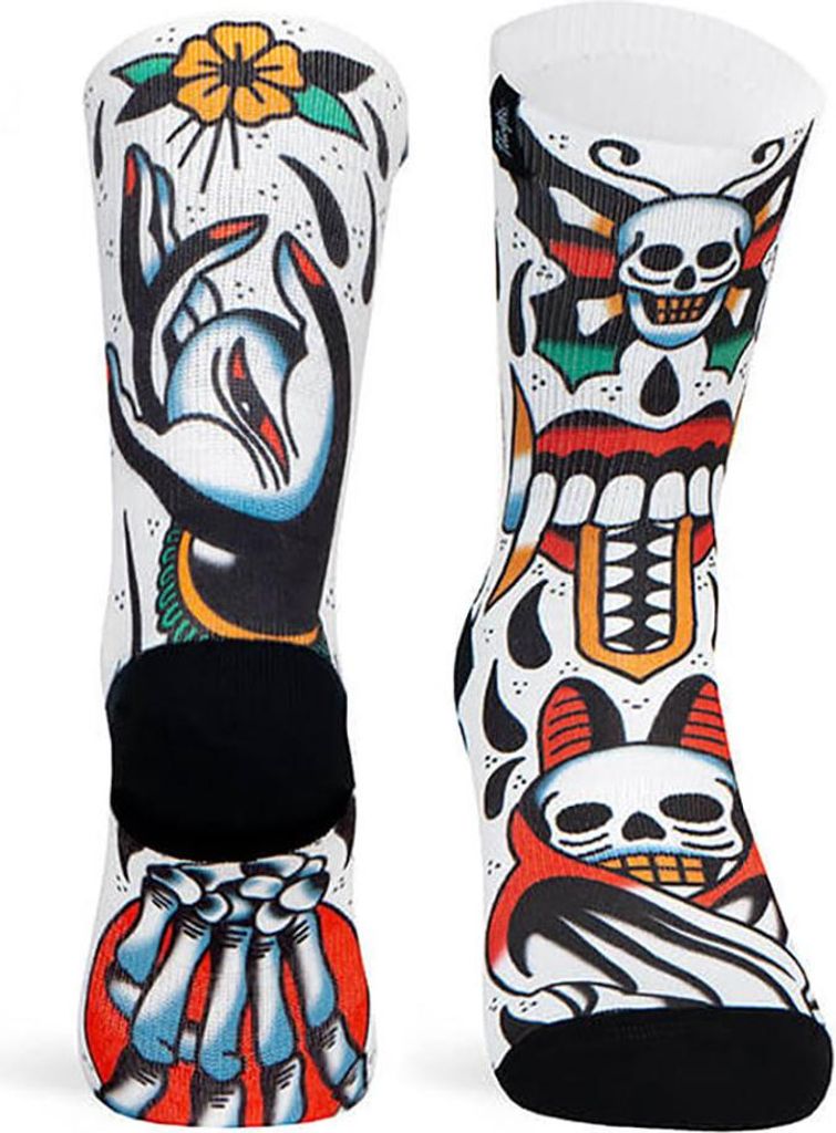 Pacific Socks Skull Socken Weiß EU 42-45 Herren,Damen Weiß EU 42-45