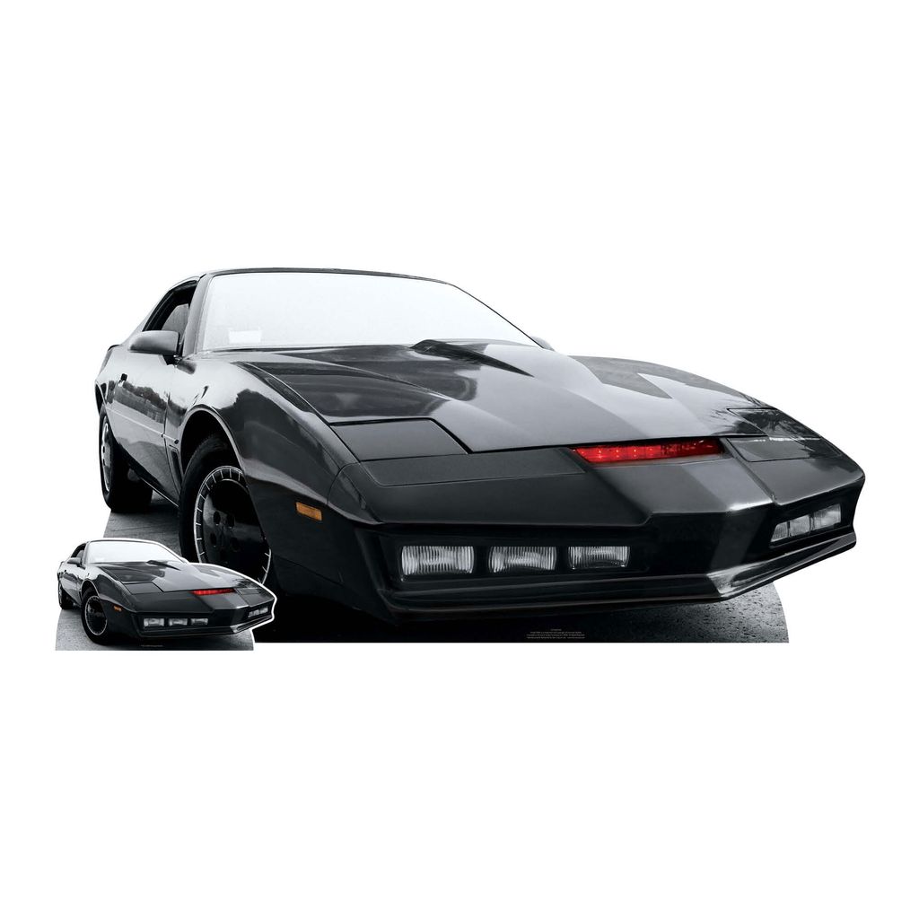 Knight Rider - Kitt - Auto - Pappaufsteller Standy - 194x94 Produktbild 