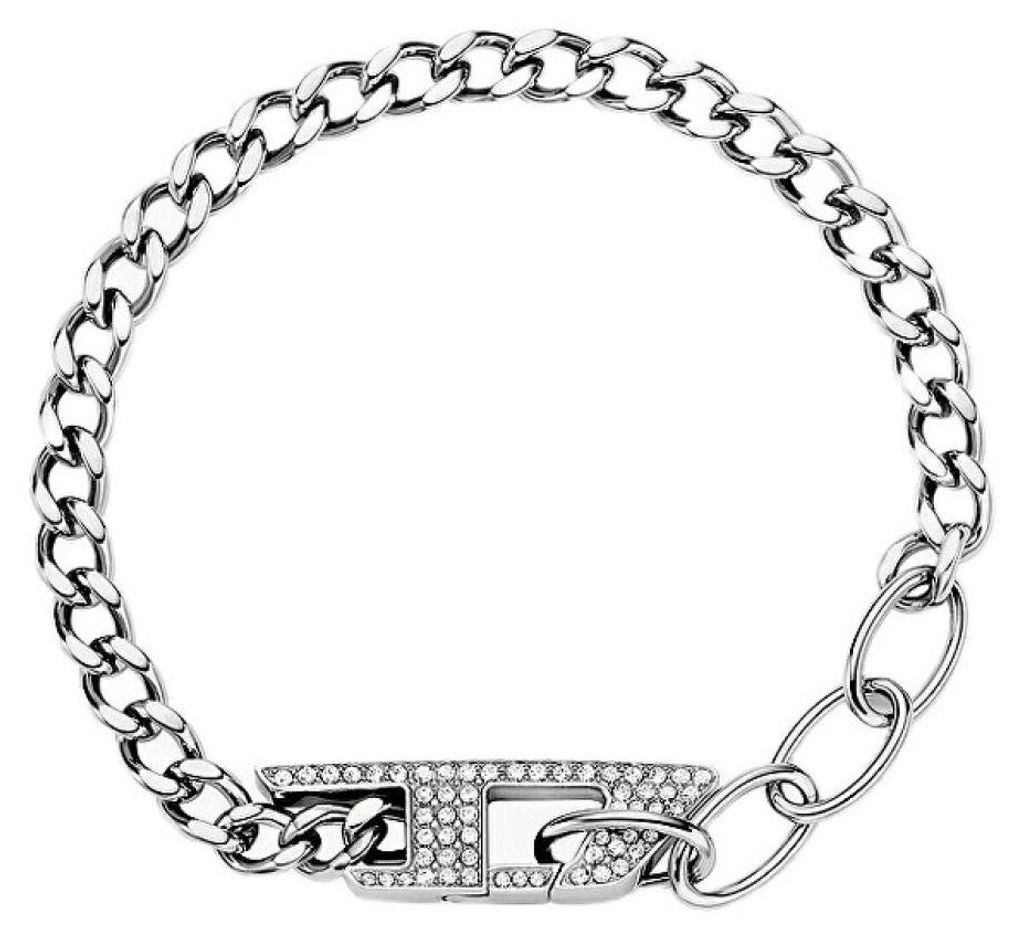 Náramky s pevnými príveskami Diesel Silver Collection D Obrázok produktu 