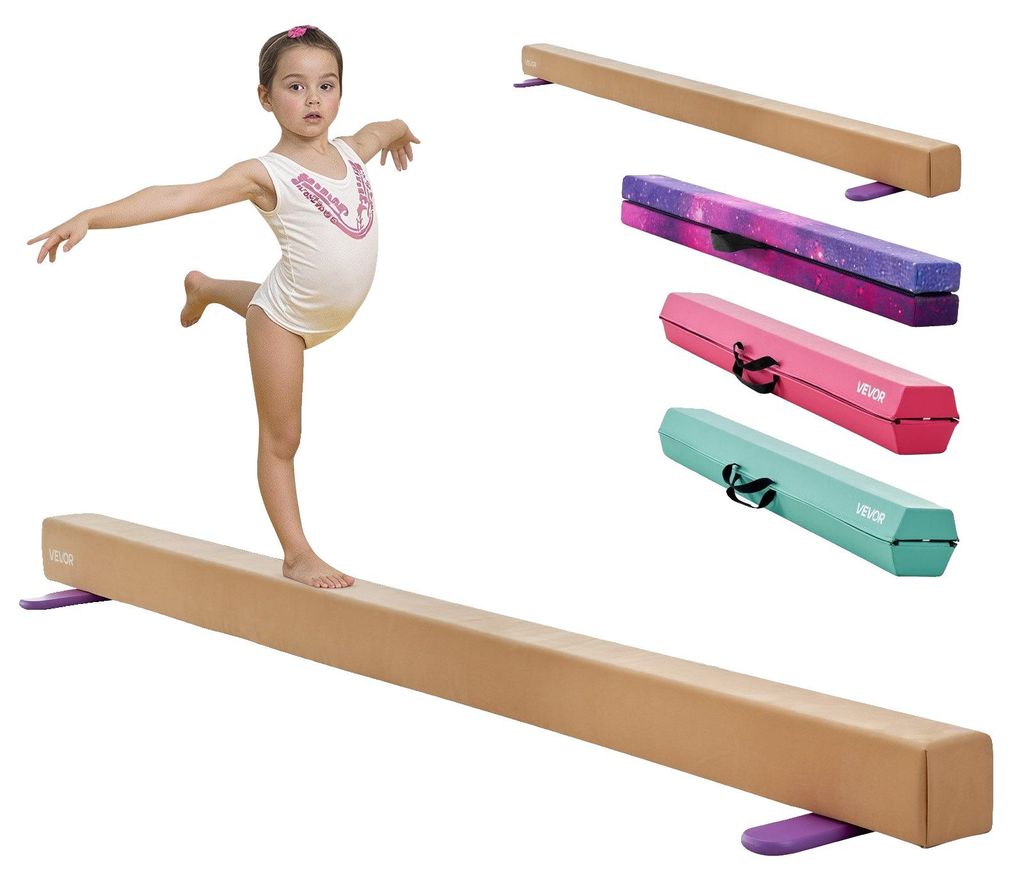 VEVOR: Barra de gimnasia plegable para niños, 2,4 m, con Imagen del producto 