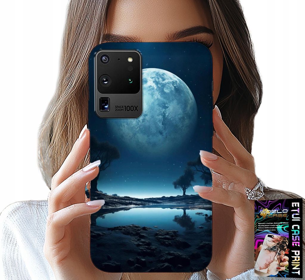 ETUI FÜR SAMSUNG GALAXY S20 Ultra - FRIEDEN DES KREISES MOND HÜLLE + DATEI