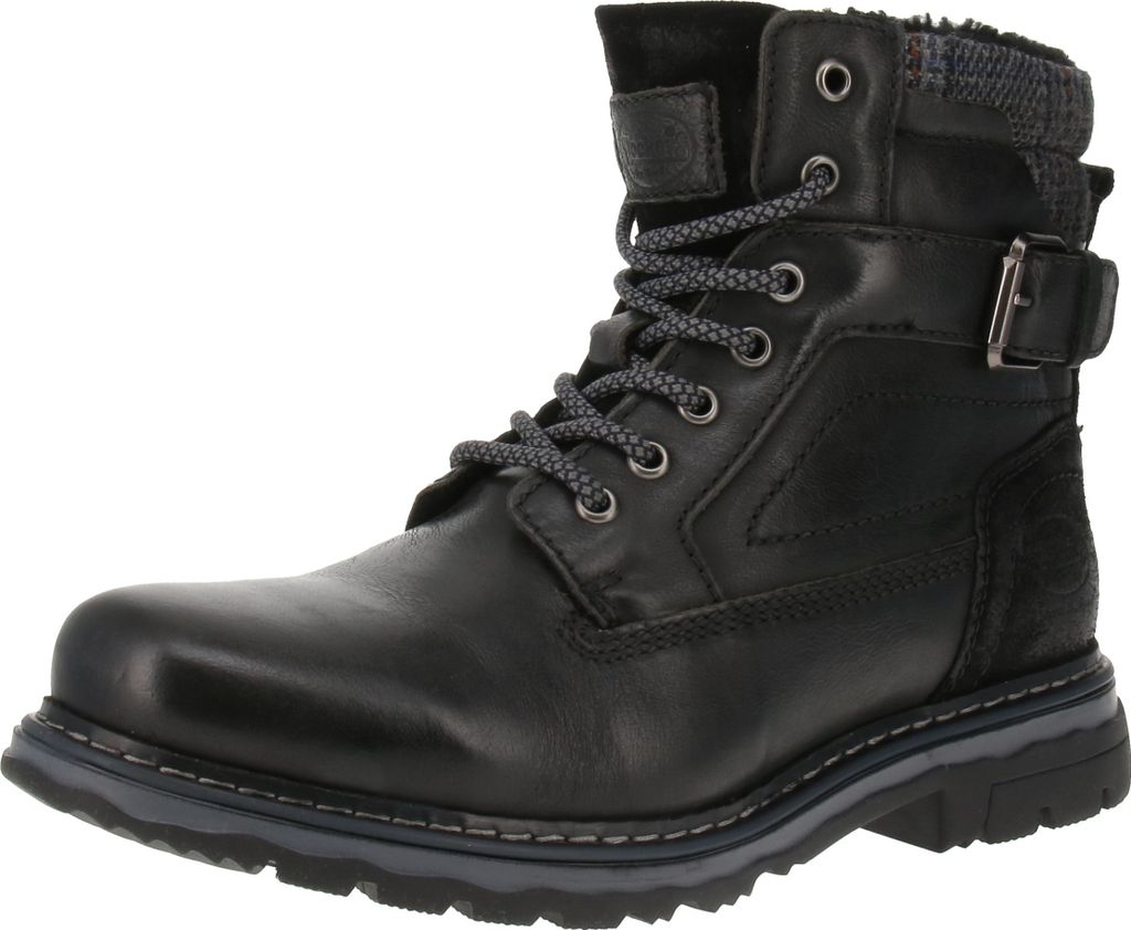Dockers by Gerli Schnürstiefel Schwarz Produktbild 