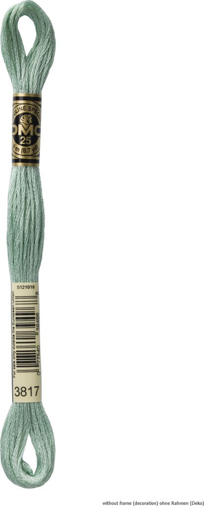 DMC Stickgarn Mouline Special 117MC -3817, 6-fädig, 8m