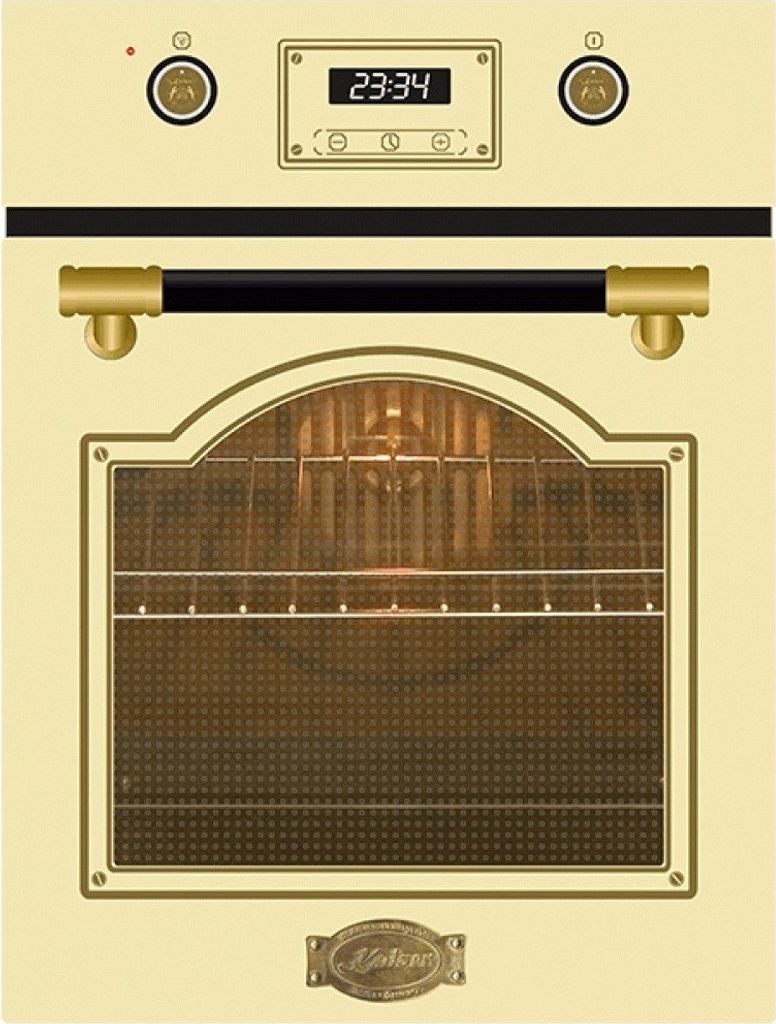 Kaiser EH 4796 ElfAD Retro Einbaubackofen 45 cm , 50 L, 9 Funktionen