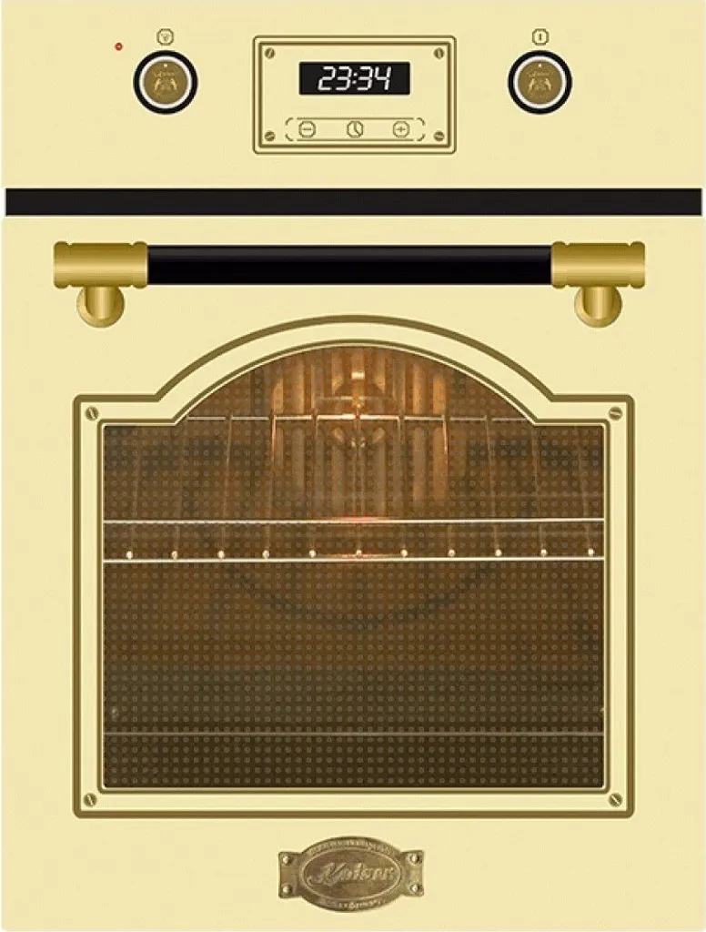 Kaiser EH 4796 ElfAD Retro Einbaubackofen 45 cm , 50 L, 9 Funktionen