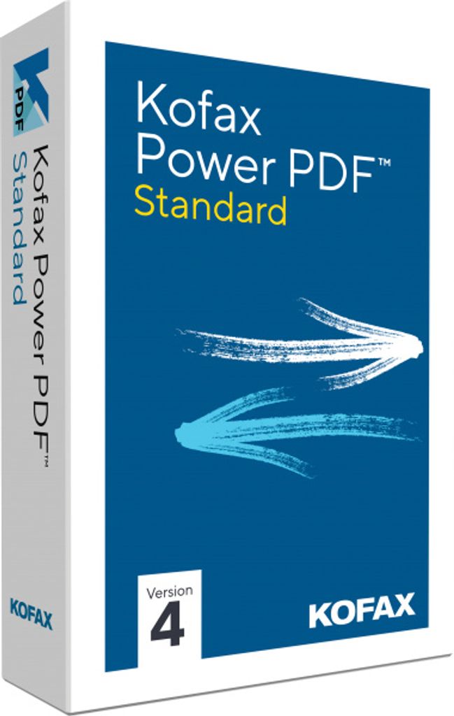 Kofax Power PDF 4 Standard für Win / 1PC / Dauerlizenz / Lizenz per E-Mail