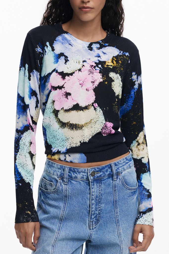 Desigual Maglia Donna Nero Immagine del prodotto 