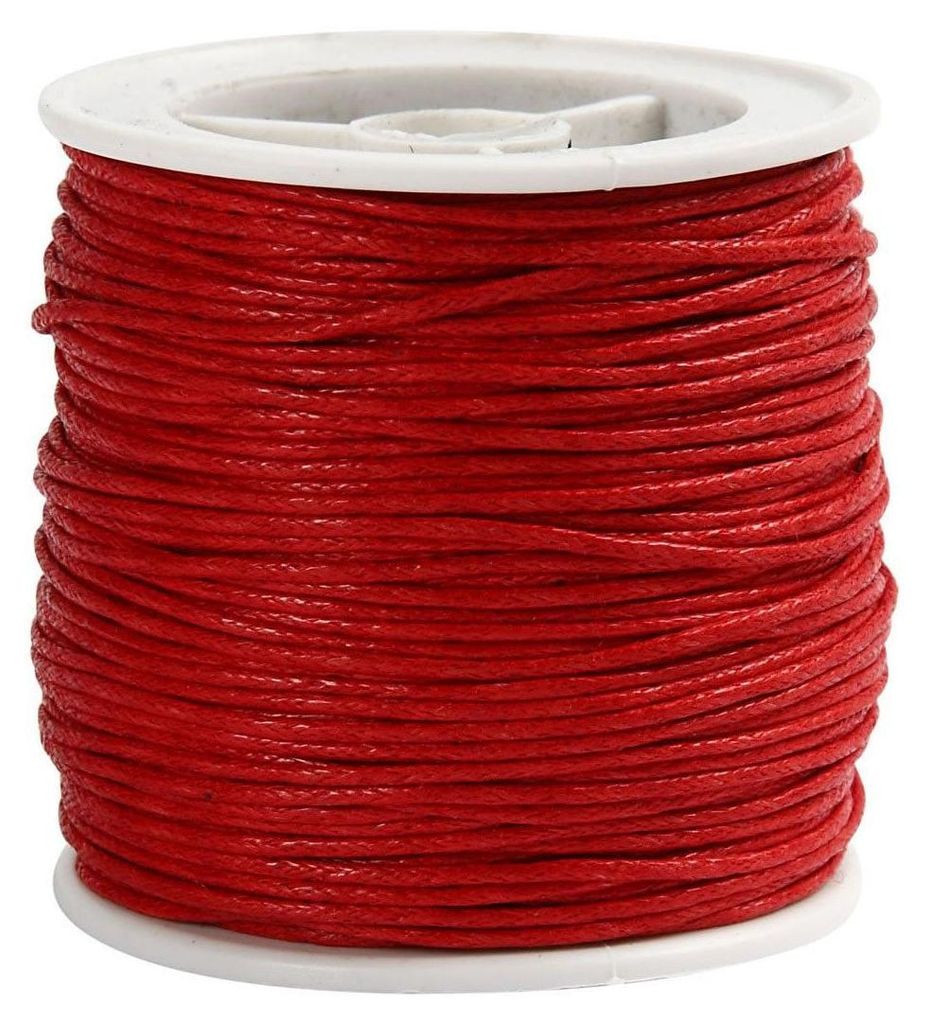 Creativ Company CC Baumwollkordel 1 mm rot 40 m