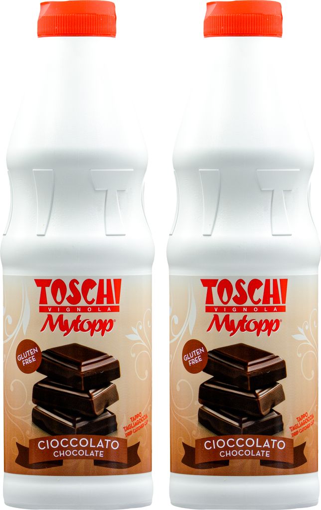 Dessert-Soße-SCHOKOLADE Topping-Eis-Sauce von TOSCHI 2x 1KG Produktbild 