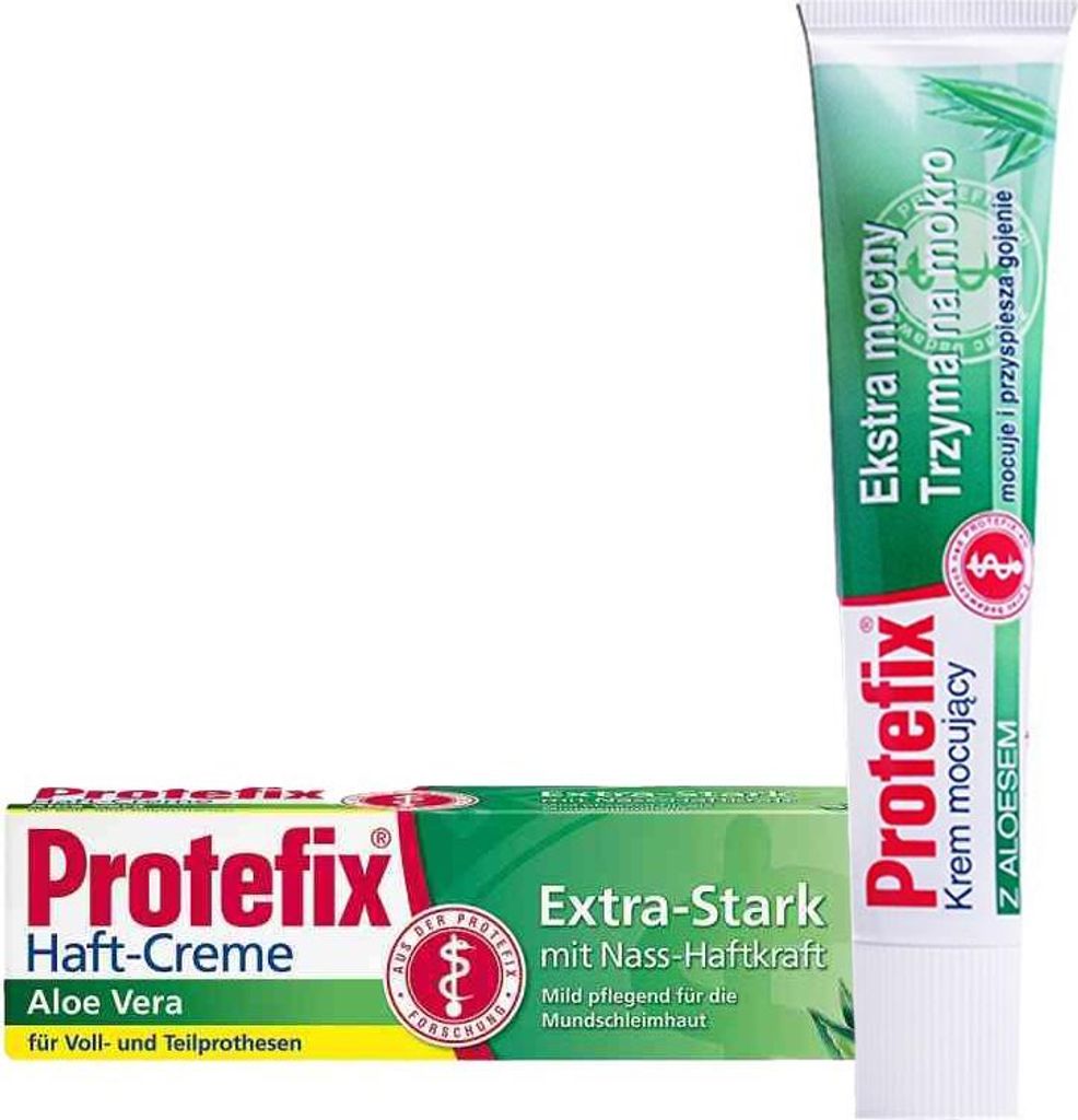 Protefix Haftcreme für Zahnprothesen mit Aloe Vera, 47 g Produktbild 