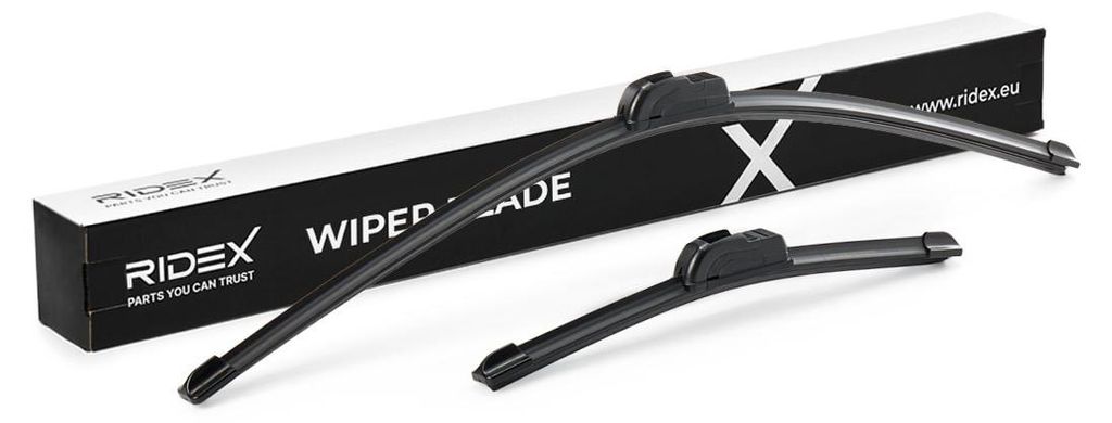 RIDEX Scheibenwischer Vorne 650mm/350mm für VW TIGUAN (5N) Produktbild 