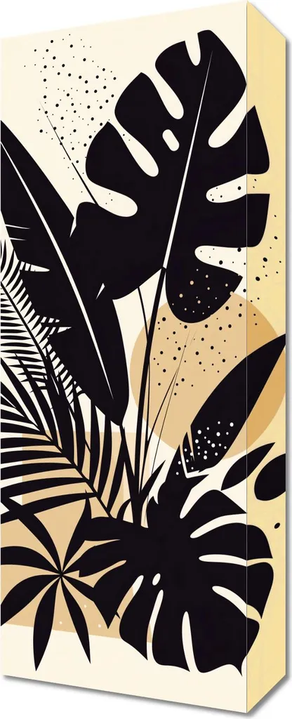 Quadro Moderno 20x50 Paradiso Tropicale - Arredo Casa e Ufficio - 1