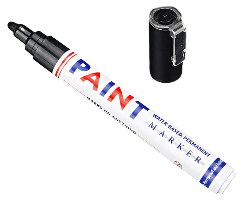 Wasserfester Grabsteinmarker zur Restaurierung verblasster Inschriften, Metallic-Finish, Präzisionsspitze, Grabsteingravur-Hervorhebungsstift