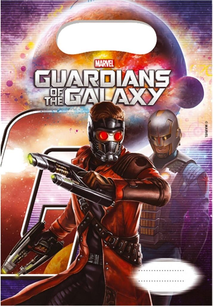 Guardians Of The Galaxy - Partytüten 6er-Pack SG30830 (Einheitsgröße) (Bunt)