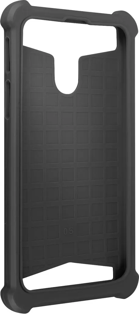 Protezione Smartphone 4.7-5.3" Avizar - Silicone Nero Ultra Resistente