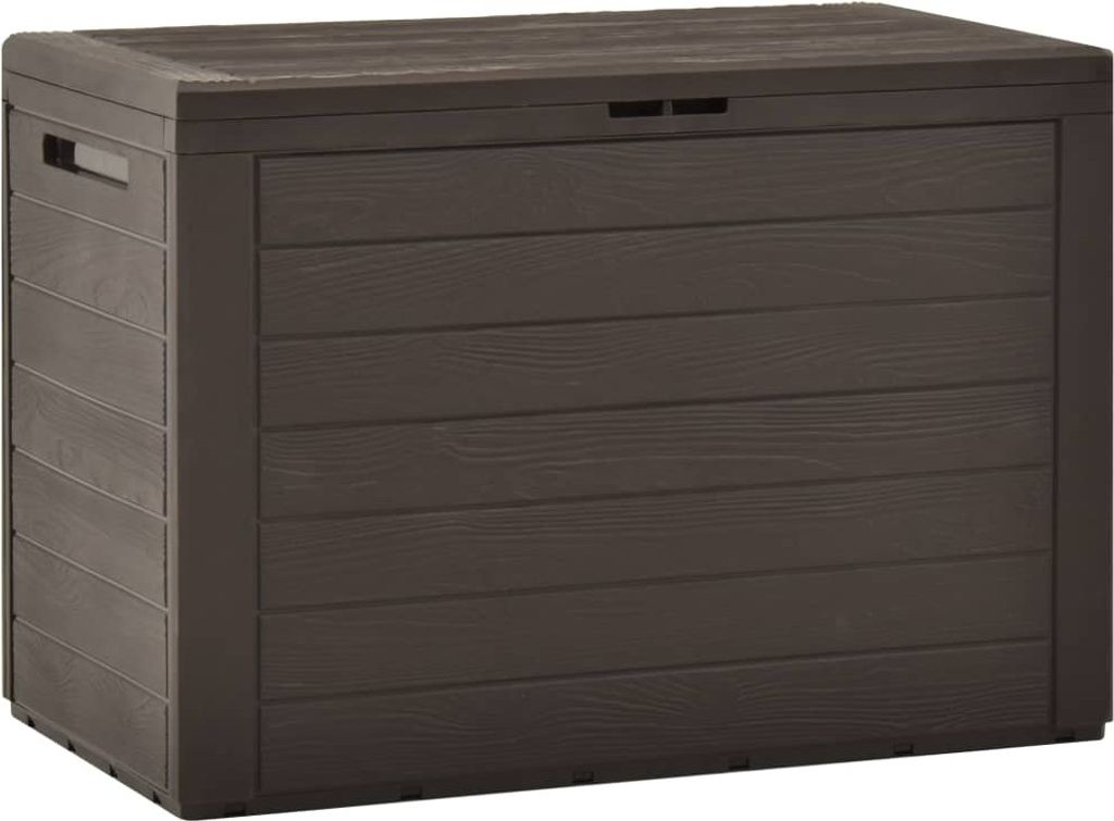 The Living Store Gartenbox Braun 78x44x55 cm