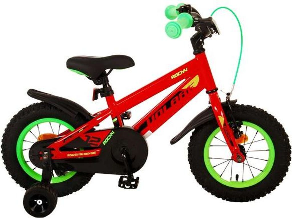 Volare Rocky Kinderfahrrad - Jungen - 12 Zoll - Rot Produktbild 