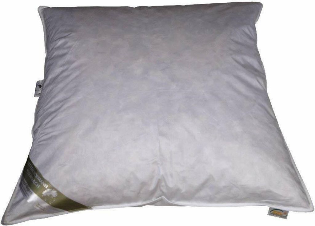 Betten Hofmann Kopfkissen 50x50 cm 200 g neue Daunen Daunenkissen Kleinkissen Nackenkissen
