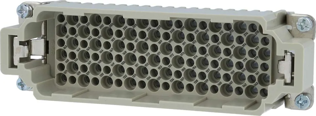 Insert mâle de connecteur industriel 108 pôles HARTING Han DD 250V 10A M