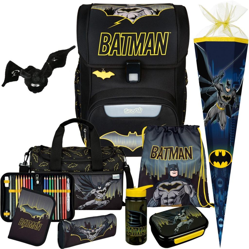 Scooli Schulranzen Jungen 1.Klasse Batman-EasyStart Produktbild 