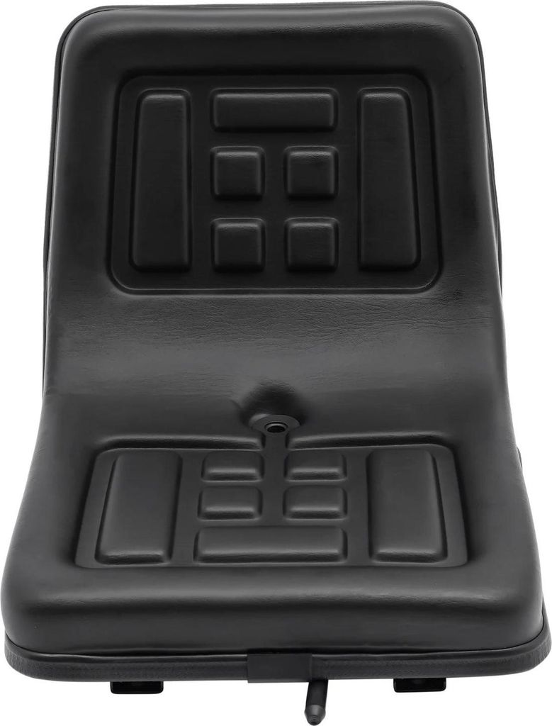 Traktorsitz - Verstellbarer Maschinensitz - Eisenrahmen - PVC-Bezug - Sitzverstellung 15 cm - Lochabstand L14/20/25 cm B18 cm - 100 kg Tragkraft - ...